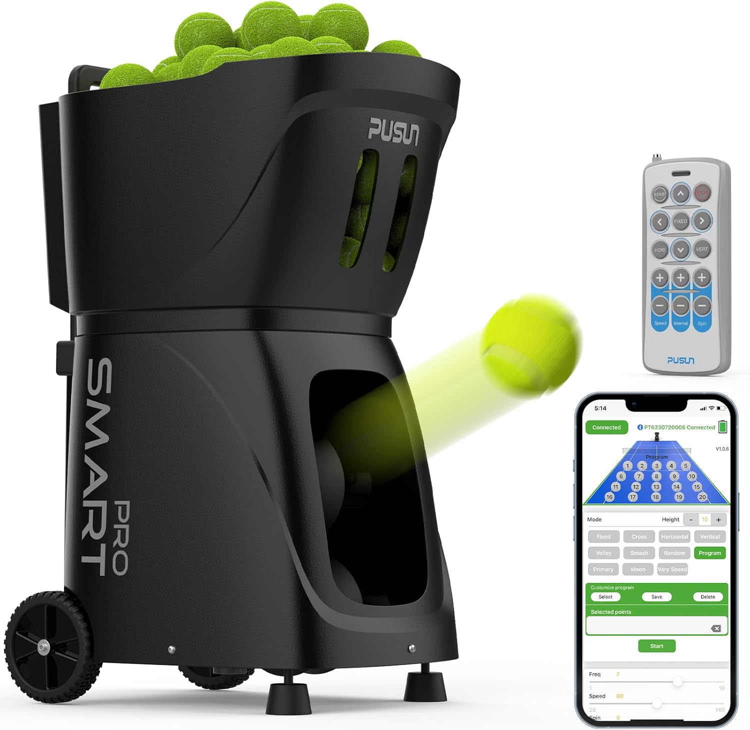 MAD SPIN – Machine lance-balles intelligente pour padel & tennis