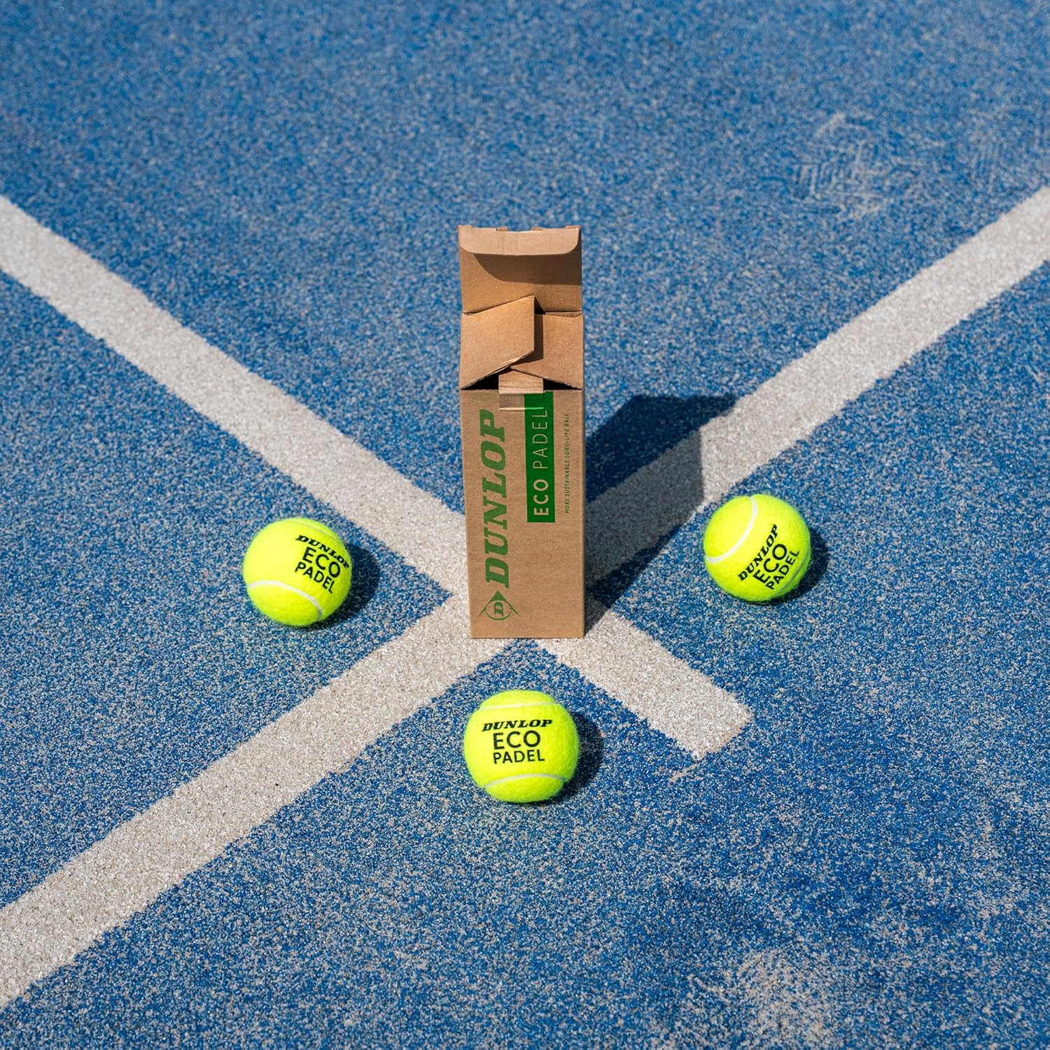 Balles Dunlop ECO PADEL sans pression