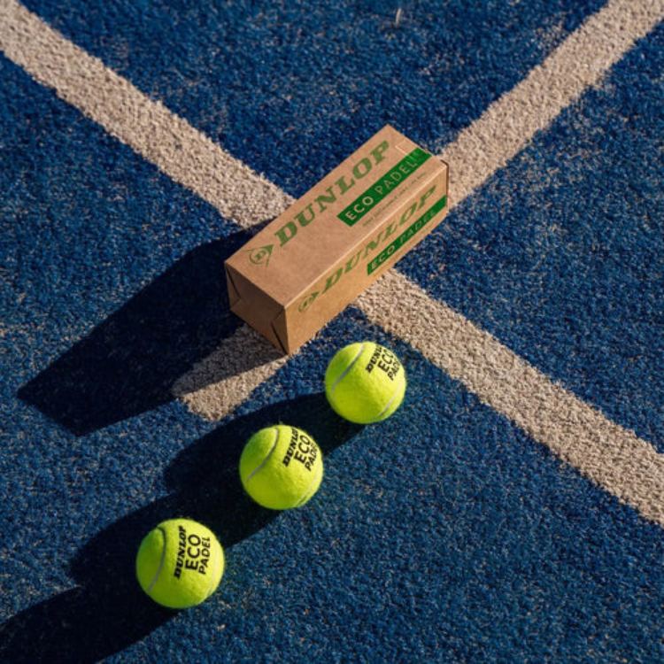 Balles Dunlop ECO PADEL sans pression